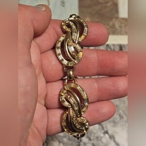 Bergere Vintage Gold Tone Bracelet